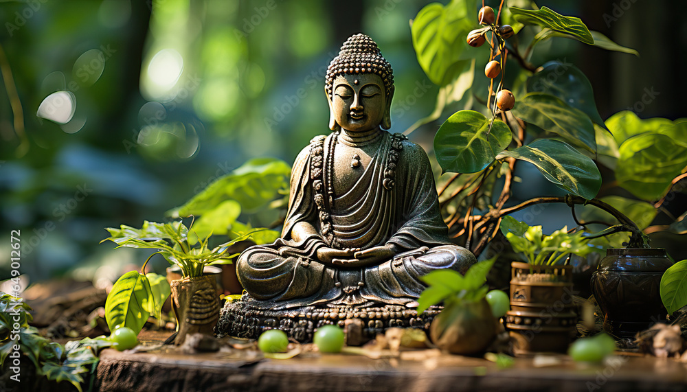 Buddha’s Serenity Amidst the Jungle Buddha’s Serenity Amidst the Jungle