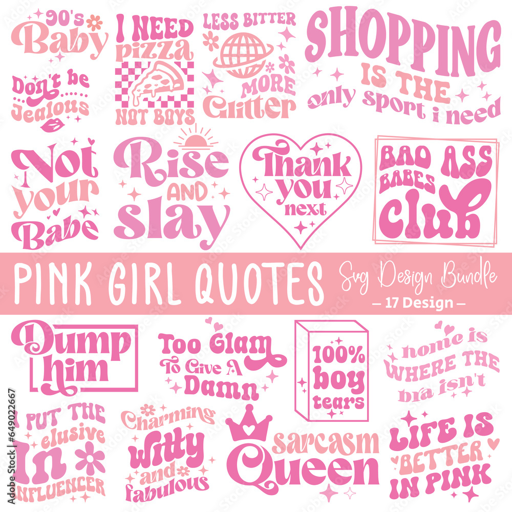 Girl Funny Quote Design Bundle,Girl Svg, Sassy Girl, Girl Quote, Girl Saying, Hot Girl, Girl Funny Quote SVG Bundle