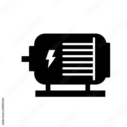 electric motor - vector icon