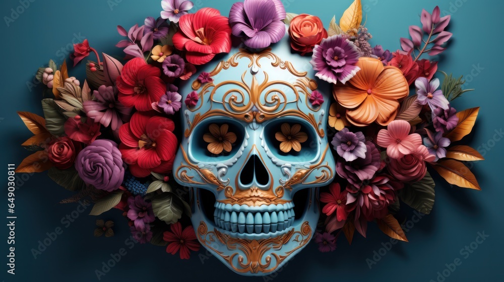 Day of the dead sugar skull Day of the dead sugar skull