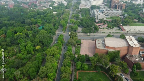 Aerial view of greencity in Pakistan. photo