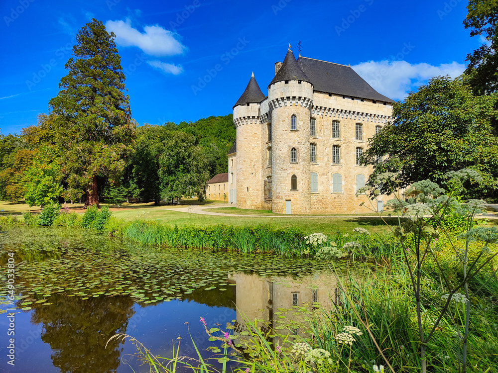 Obraz premium Campagne castle in Dordogne Valley, France
