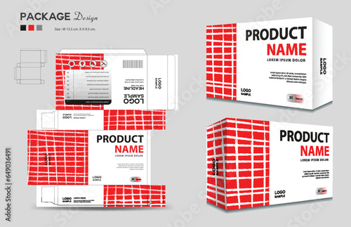 Cosmetic box design, Supplements box template, Package design template, 3d Box Packaging design, cosmetic label, medical label, soap label, packaging design vector, Package boxes mockup