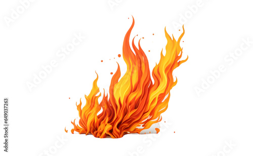 fire flames isolated on white transparent background PNG 
