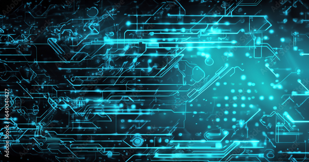 Obraz premium technology wallpaper