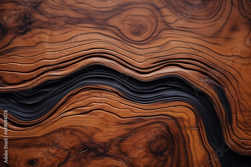Faszinierende Holzoberflächenstruktur - perfekte Hintergrundtextur in warmen Brauntönen für ökologische Designs - ai-generiert