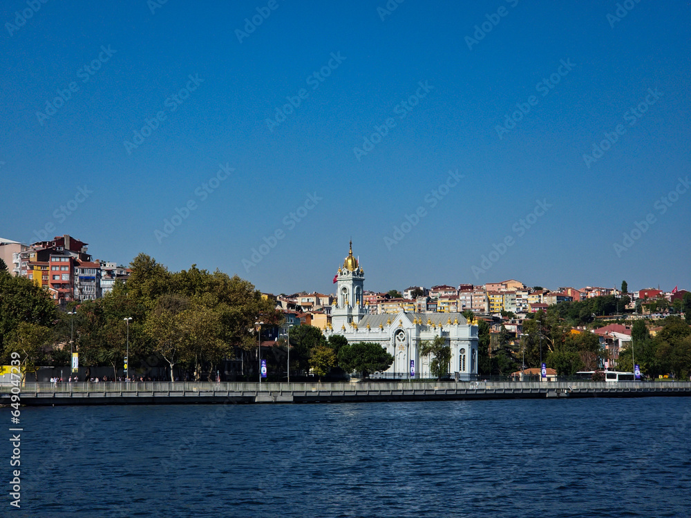 view of a church from sea - Saint Stephen’s Orthodox Church
