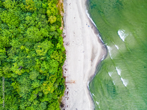 Baltic Sea Jastrzebia Gora - View from a drone