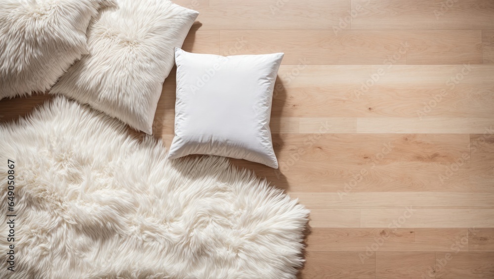 Pillow on the floor Pillow on the floor