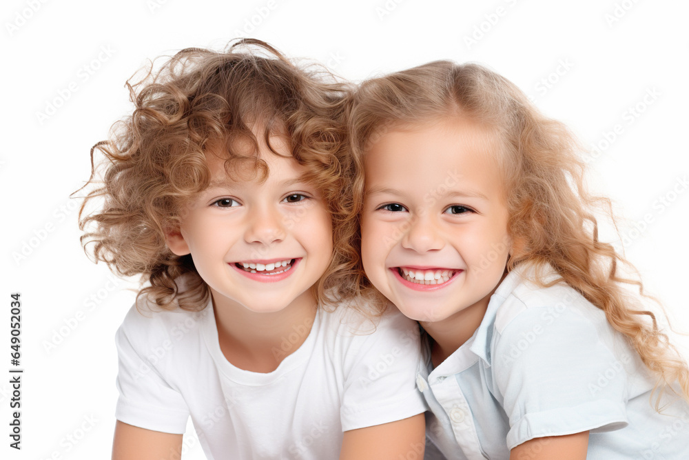 Perfect healthy teeth smile of a young kids. Oral Care concept Perfect healthy teeth smile of a young kids. Oral Care concept