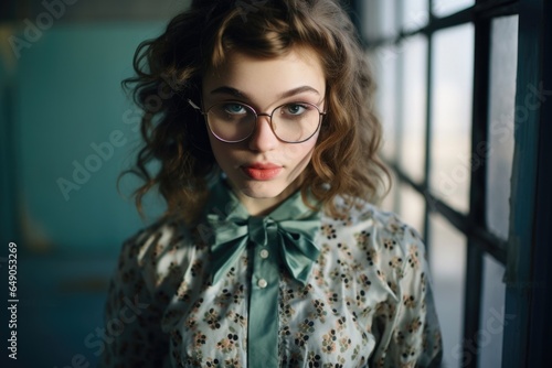 A vivacious young woman with autism. Her expressive eyes and unconventional fashion sense hint at her unique worldview. As an advocate, she pushes for mainstream media recognition of neurodiverse
