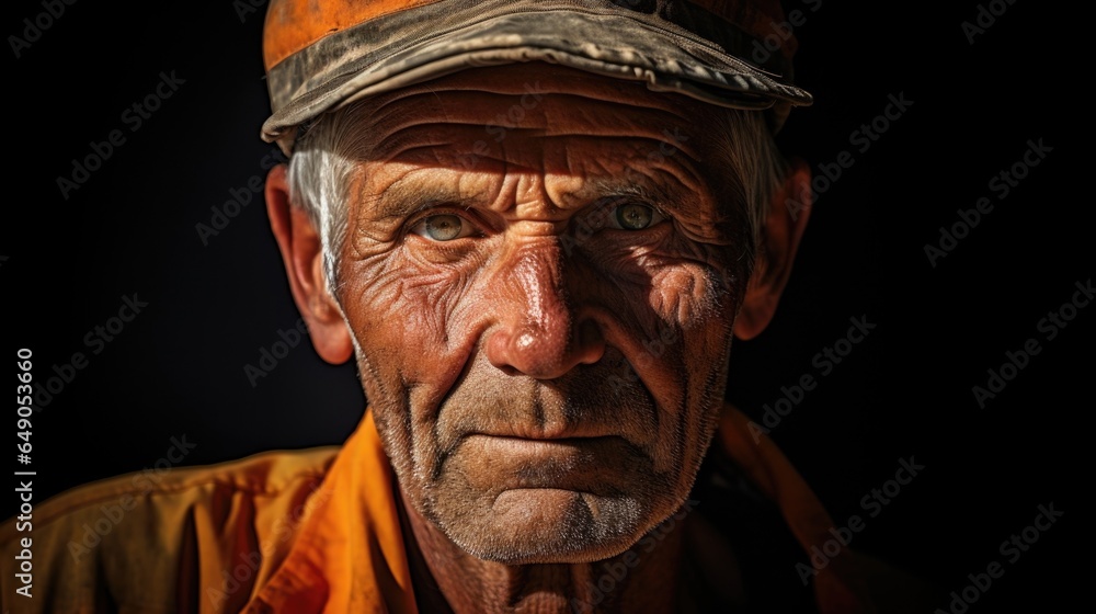 An experienced construction worker, his aged face crisscrossed with wrinkles and a constant shadow of stubble, addresses lunchtime gatherings passionately, advocating for better safety measures