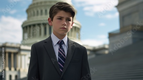 A youthful legislator, fearless in defying political traditions for the sake of stricter gun control laws. His expressive face, flashing between thoughtful contemplation and animated discussion,