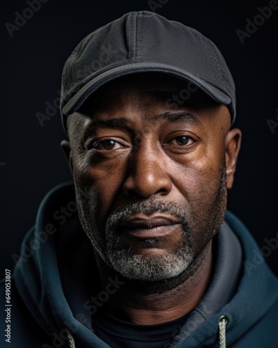 An academic, ever thoughtful, his face lined with deep focus. He researches the impact of restorative justice, advocating a shift in societys perception of crime and justice.