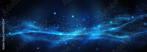 abstract blue science fiction background