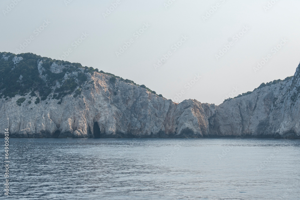 Panoramic view of coastline of Lefkada, Greece Panoramic view of coastline of Lefkada, Greece