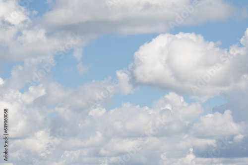 Tablou pe pânză fluffy white clouds in the sky