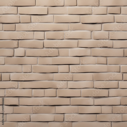 beige brick wall background. Brick wall texture background with vignetted corners and light spots