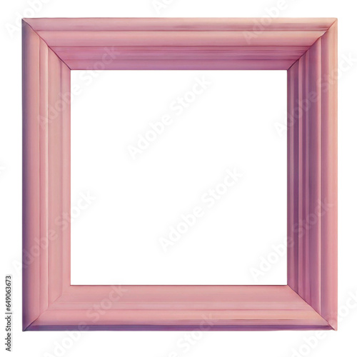 pink wood frame vector  generative ai  pink frame for design