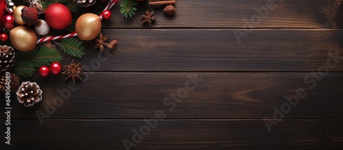 background for Christmas table