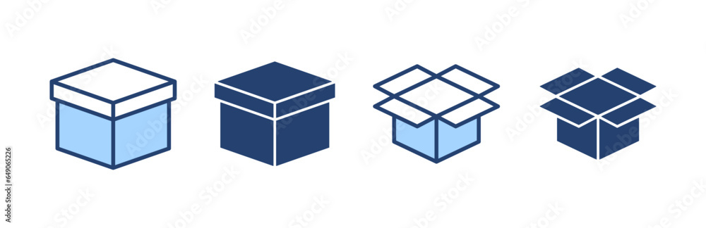 Box icon vector. box sign and symbol, parcel, package