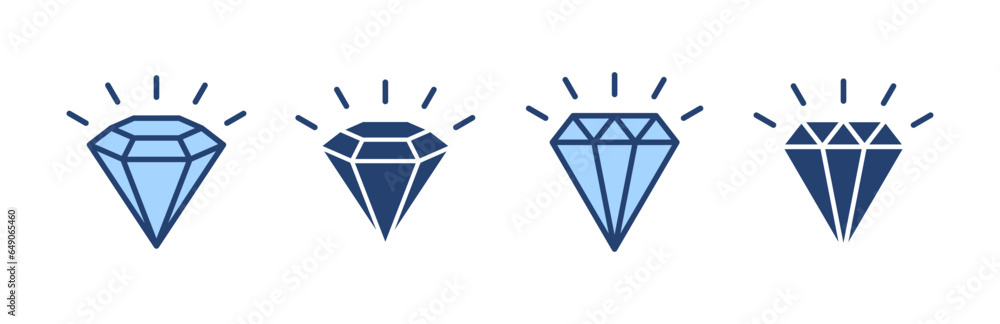 Diamond icon vector. diamond gems sign and symbol Diamond icon vector. diamond gems sign and symbol