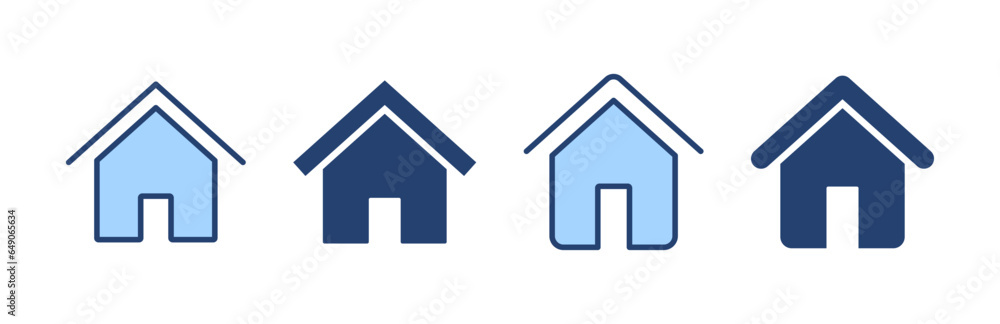 House icon vector. Home sign and symbol House icon vector. Home sign and symbol