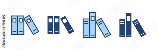 Library icon vector. education sign and symbol