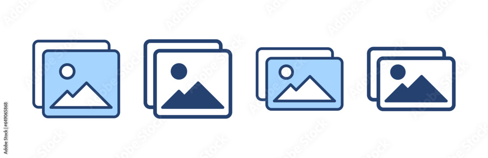 Picture icon vector. photo gallery sign and symbol. image icon Picture icon vector. photo gallery sign and symbol. image icon