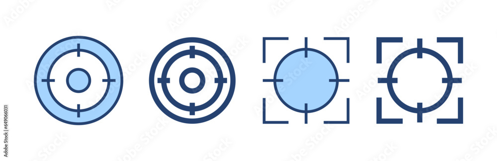 Target icon vector. goal icon vector. target marketing sign and symbol Target icon vector. goal icon vector. target marketing sign and symbol