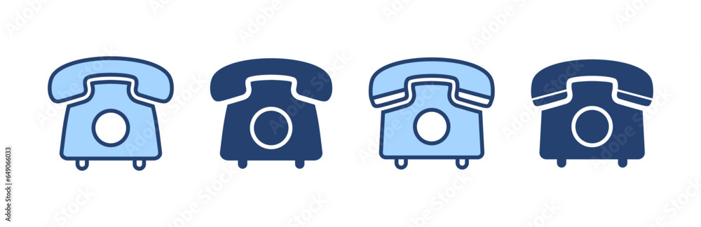 Telephone icon vector. phone sign and symbol Telephone icon vector. phone sign and symbol