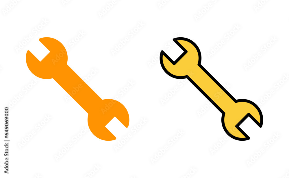 Wrench icon set for web and mobile app. repair icon. tools sign and symbol Wrench icon set for web and mobile app. repair icon. tools sign and symbol
