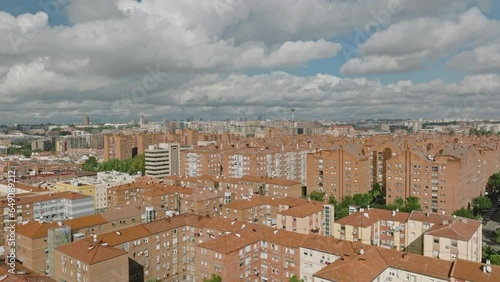 An aerial journey over Madrid unveils centuries of architectural masterpieces and economic hubs.
 photo