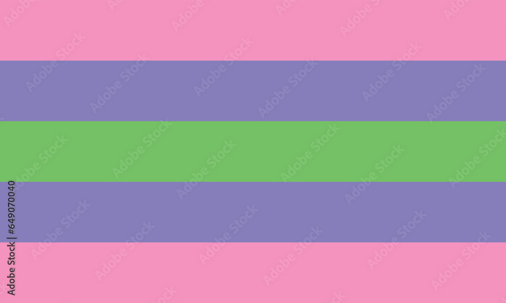 Trigender Pride Flag. Trigender is a form of multigender in which someone has three distinct gender identities.