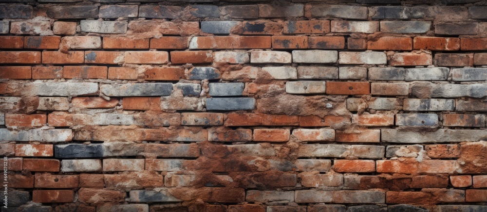 Fototapeta premium Attractive background with a brick wall texture
