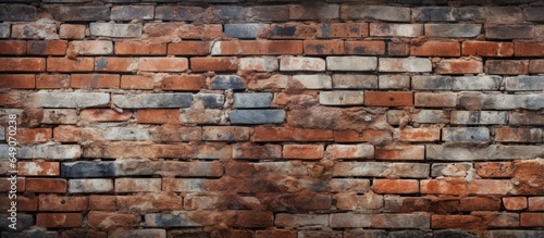 Attractive background with a brick wall texture