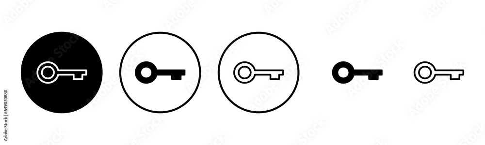 Key icon set illustration. Key sign and symbol. Key icon set illustration. Key sign and symbol.