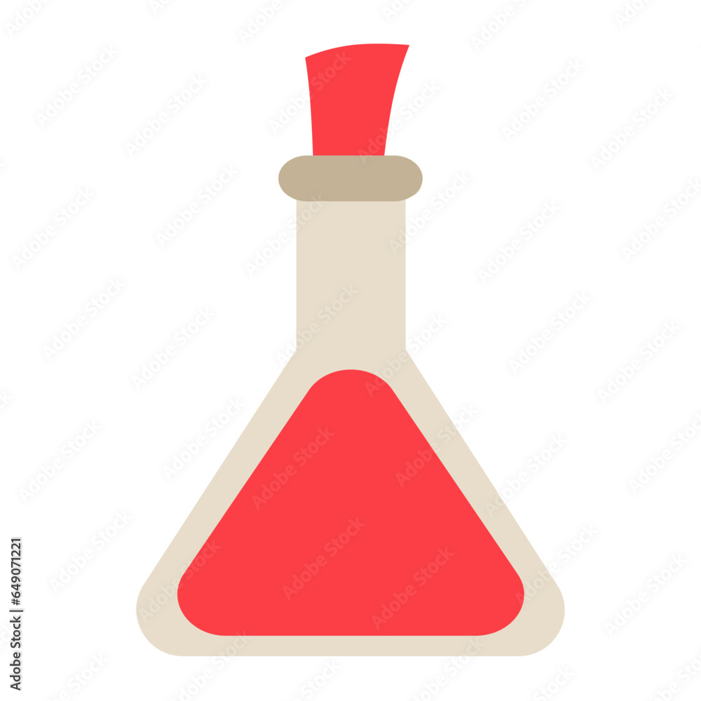 tube with red liquid tube with red liquid