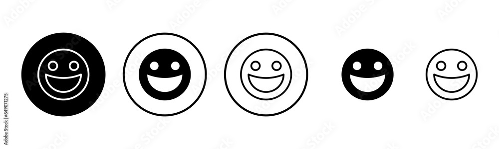 smile icon set illustration. smile emoticon icon. feedback sign and symbol smile icon set illustration. smile emoticon icon. feedback sign and symbol