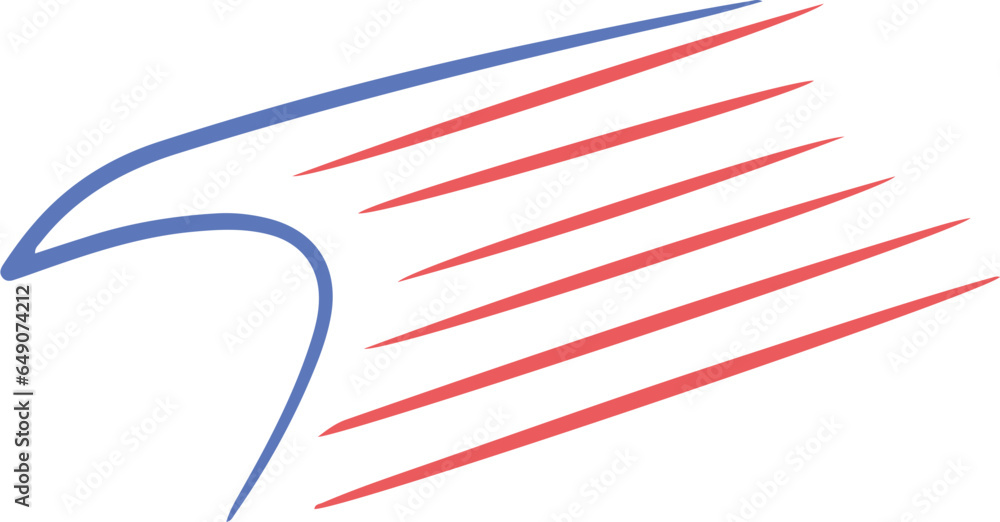 Obraz premium red and white arrows