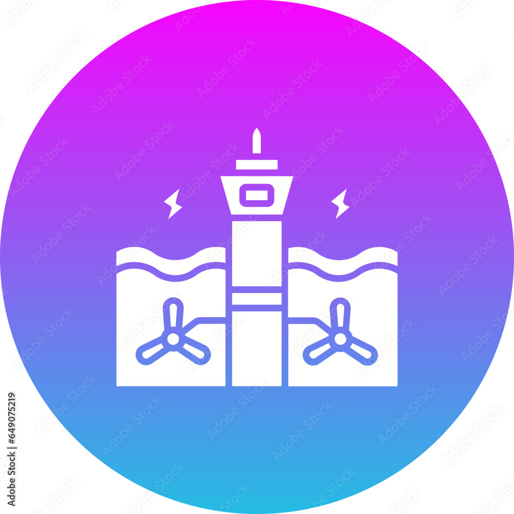 Ocean Energy Icon Ocean Energy Icon