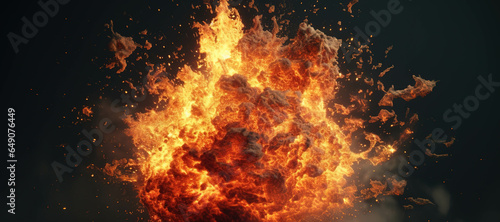 fire explosion, bomb, smoke, explode, sparks 5