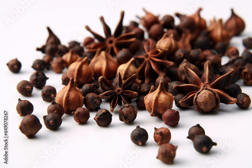 Cengkeh, also known as clove, is a type of aromatic spice derived from the flower buds of the clove tree (Syzygium aromaticum)