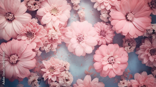 Beautiful pink floral background for greeting or postcard © red_orange_stock