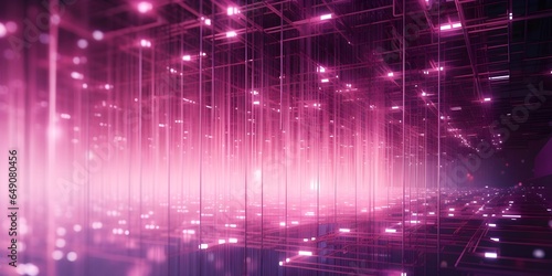 Generative AI Pink abstract background