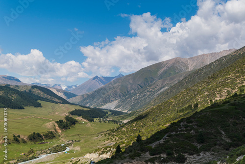 Gorge in the Tien Shan mountains