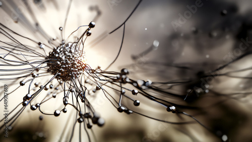 Artificial Neural Network Concept Art · Future of Technology with Organic Neuron Like Structures of Artificial Intelligence · Abstract Wallpaper Business Concept