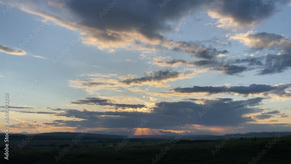 Sunset in the foothills