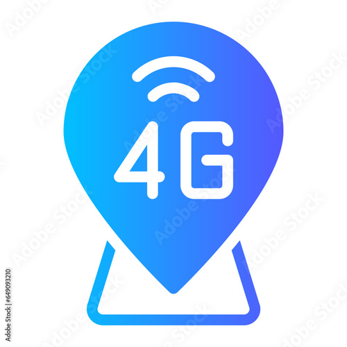 location gradient icon
