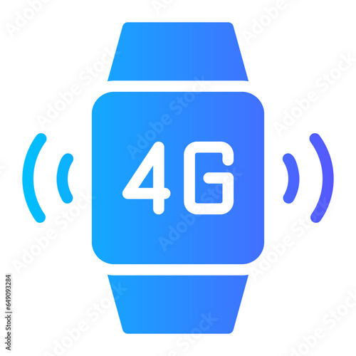 smartwatch gradient icon